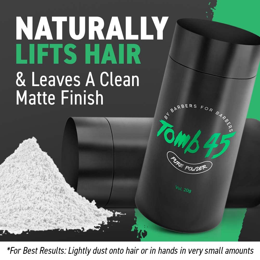 Tomb45 Pure Powder for Hair Styling, Texturizing & Volumizing Powder with Natural Matte Finish Beauty & Personal Care Tomb 45