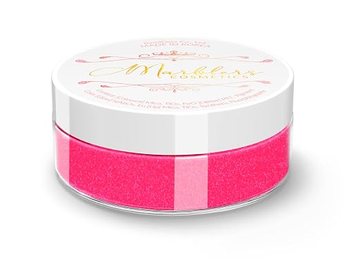 MARBLERS Neon Face & Body Glitter [Fluorescent Pink] 0.18oz (5g) | Fine | Non-Toxic | Vegan | Cruelty-Free | Ethically Sourced | Festival Makeup | Beauty & Personal Care MARBLERS