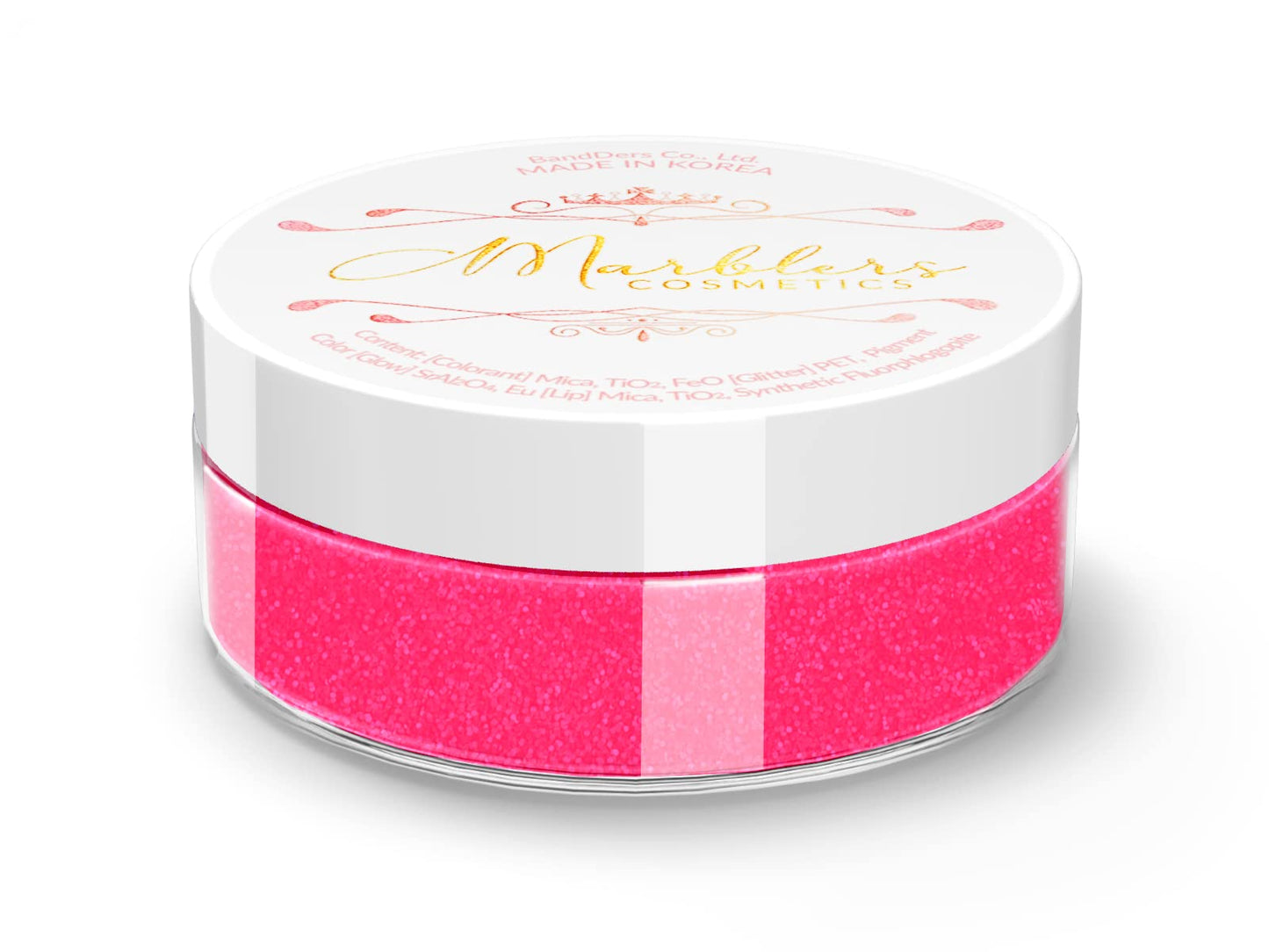 MARBLERS Neon Face & Body Glitter [Fluorescent Pink] 0.18oz (5g) | Fine | Non-Toxic | Vegan | Cruelty-Free | Ethically Sourced | Festival Makeup | Beauty & Personal Care MARBLERS