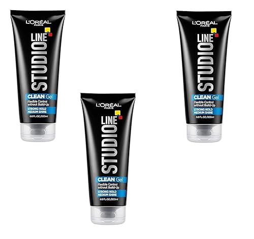 L'Oreal Paris Studio Line Strong Hold Clear Minded Clean Gel, 6.8 Fl Oz (Pack of 3) Beauty & Personal Care L'Oreal Paris