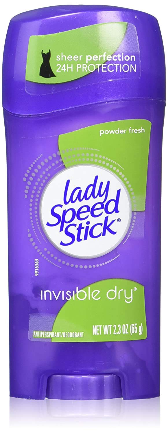 Lady Speed Stick Invisible Dry Antiperspirant & Deodorant, Powder Fresh, 2.3 oz, Purple Beauty and Personal Care Lady Speed Stick