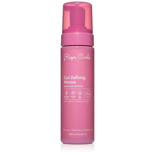 Rizos Curls Curl Defining Mousse - Lightweight Foam for Volume & Hydration - Shine & Definition for Every Curl Pattern: Wavy, Curly, Coily 1a-4c Hair Beauty & Personal Care Rizos Curls