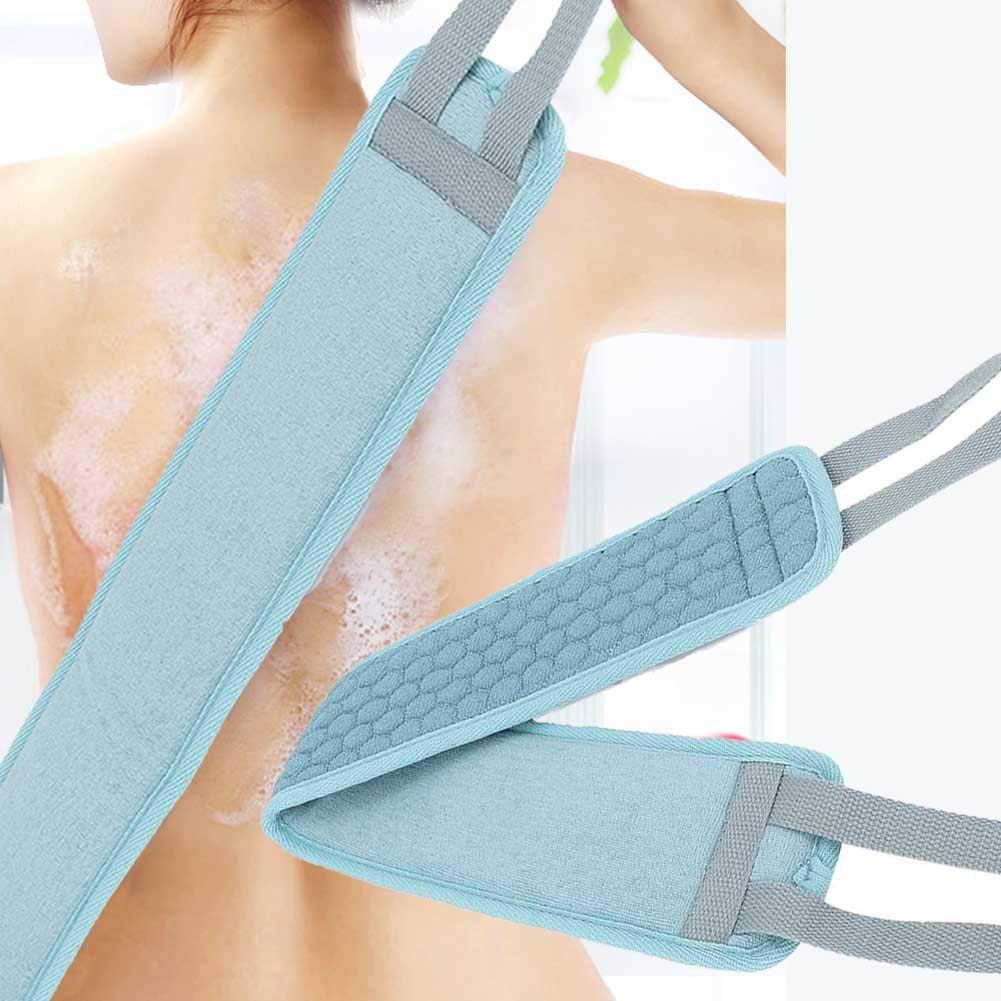 Exfoliating Loofah Back Scrubber, Double-Sided Scrubbing Belt, Delaying Skin Aging, Men and Women Washing Back Cushion Beauty and Personal Care FILFEEL
