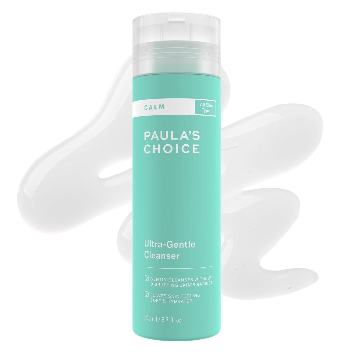 Paula's Choice CALM Ultra-Gentle Face Cleanser for Sensitive Skin, Facial Wash, Calms + Soothes Redness, Daily Face Wash for Rosacea-Prone Beauty & Personal Care Paula's Choice