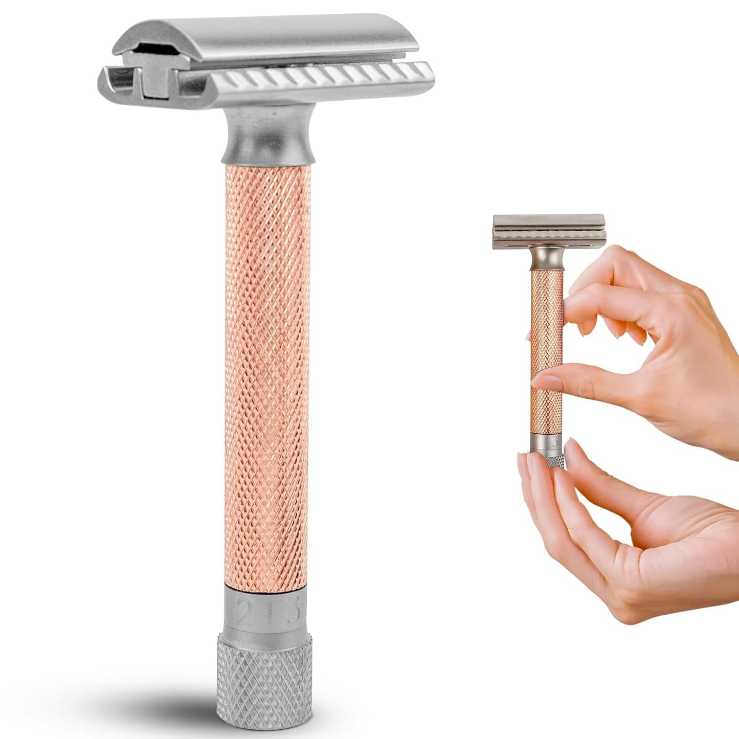 Parker THE VARIANT CLOSED COMB - ADJUSTABLE Double Edge Safety Razor, Customize your Shave with a Turn of the Dial from Mild to Aggressive - 5 Blades Beauty and Personal Care Parker Safety Razor