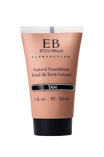 Ecco Bella Liquid Foundation Makeup - Lightweight, Buildable Coverage - Hydrating Foundation - Clean Foundation Makeup, Vegan - Protects & Hydrates Beauty & Personal Care Ecco Bella