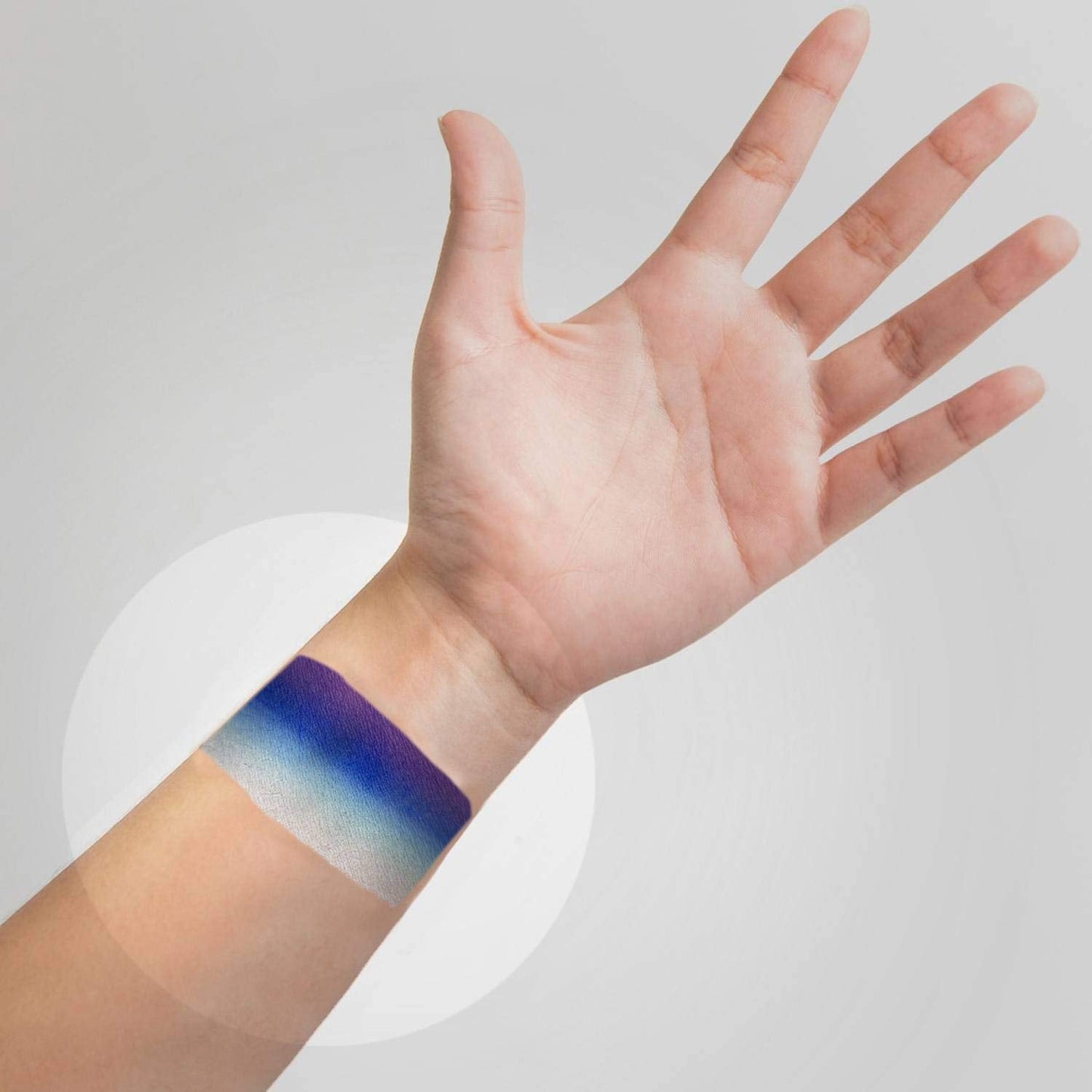 Kraze FX Dome Stroke - Sea Wave (25 gm), Professional 1-Stroke Split Cake, Hypoallergenic, Non-Toxic, Water Activated Face & Body Painting Makeup Beauty & Personal Care Kraze FX