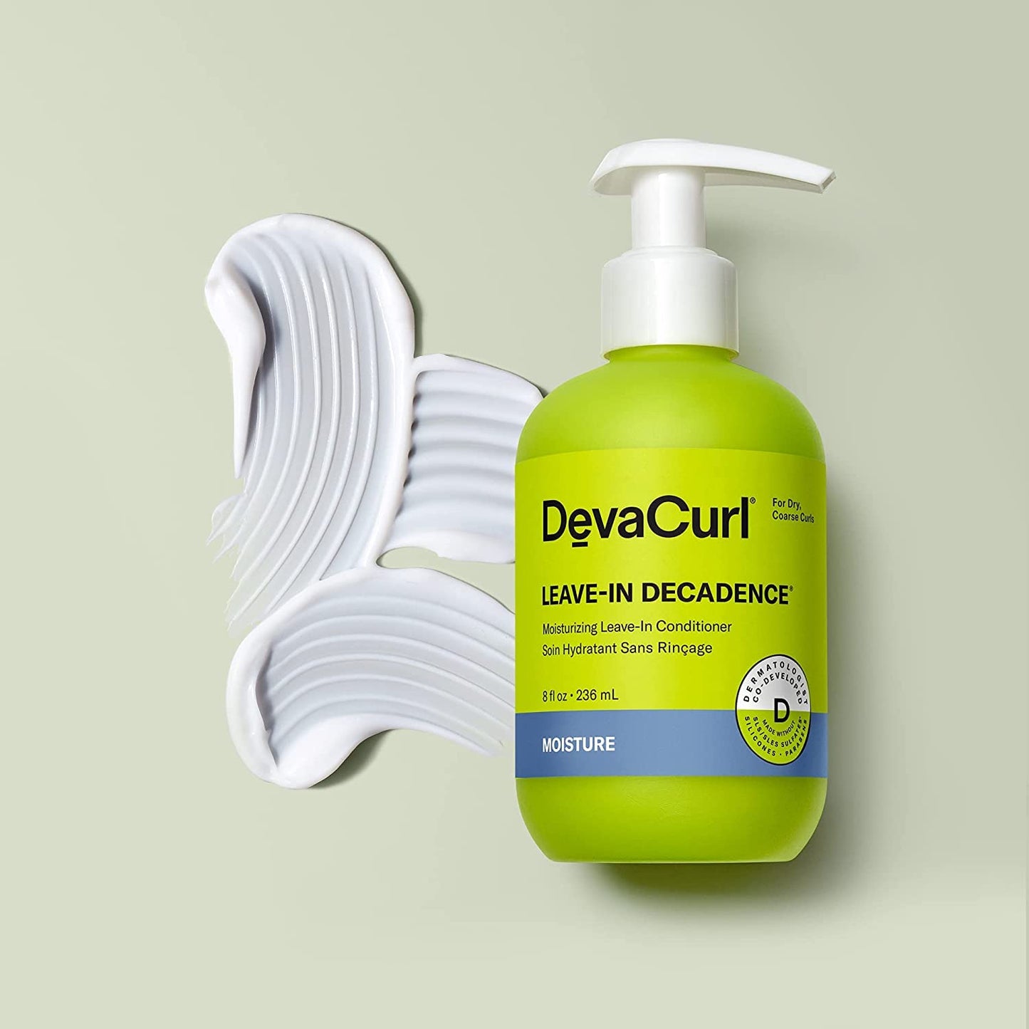 DevaCurl Leave-In Decadence® Moisturizing Leave-In Conditioner, Green Oasis, 7.6 fl. oz Beauty & Personal Care DevaCurl