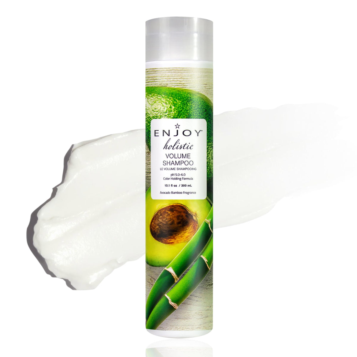 Enjoy Holistic Volume Shampoo for Fine Hair, Lightweight Moisture & Body Boost, Softening & Detangling Formula, Free From Sulfates Silicones Parabens,