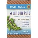 Auromere Ayurvedic Bar Soap, Tulsi Neem - Eco Friendly, Handmade, Vegan, Cruelty Free, Natural, Non GMO (2.75 oz), 6 pack Beauty & Personal Care Auromere