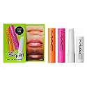 MAC Cosmetics M.A.C Squirt Twist and Pout Lip Trio - Hazard - Amped - Clear - Full Size Beauty & Personal Care MAC
