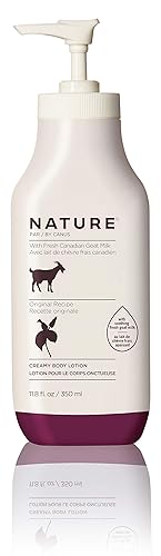 Nature by Canus Creamy Body Lotion, ORIGINAL, 11.8 Oz, With Smoothing Fresh Canadian Goat Milk, Vitamin A, B3, Potassium, Zinc, and Selenium Beauty & Personal Care Nature by Canus