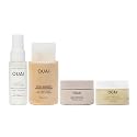 OUAI Travel Kit - Includes Travel Size Leave In Conditioner, Detox Shampoo, Fine to Medium Hair Mask, Scalp & Body Scrub (4 Count) Beauty & Personal Care OUAI