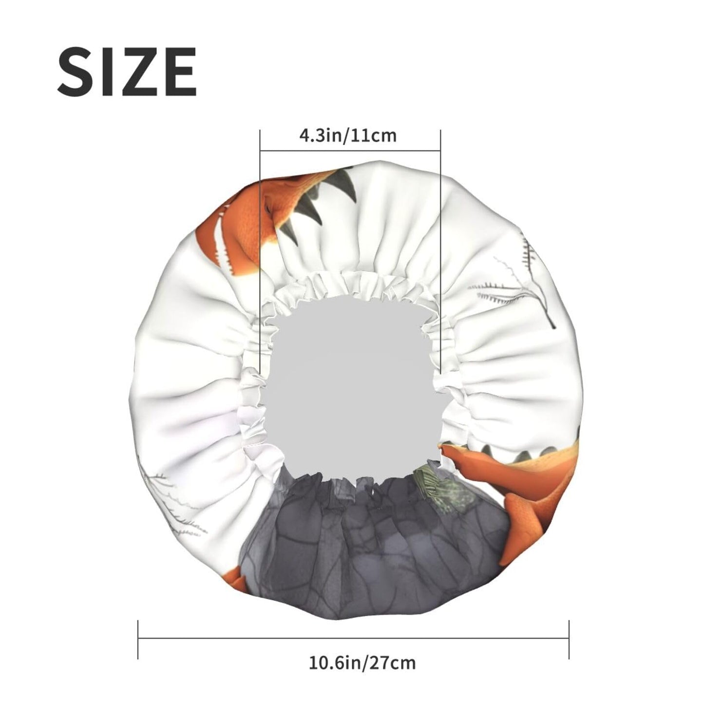 Funny dragon Shower Cap for Women Men Large Reusable Shower Bonnet Double-Layer Waterproof Bath Caps Elastic Band Hair Hat for All Hairstyles Beauty and Personal Care BWLHJKE