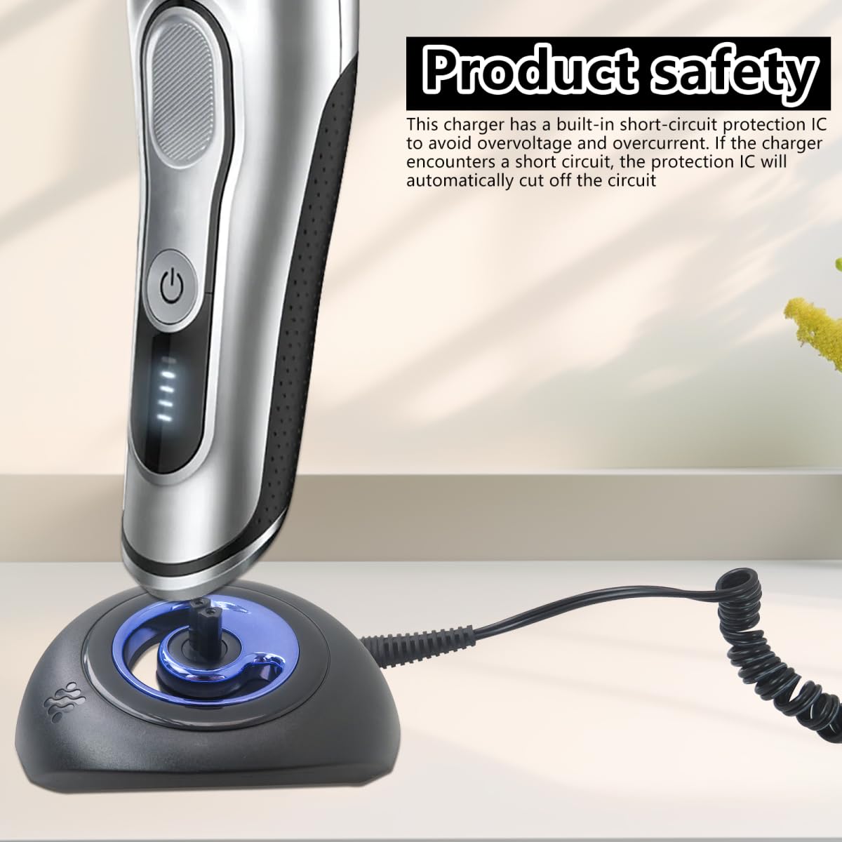 Black Shaver Charger and Charging Stand for B raun Series 9 8 7 5 3 6, Charger Base for B-raun S3 S6 S7 S8 S5 S9 Electric Razor Replacement Trimmer Beauty and Personal Care YTXXDEUS