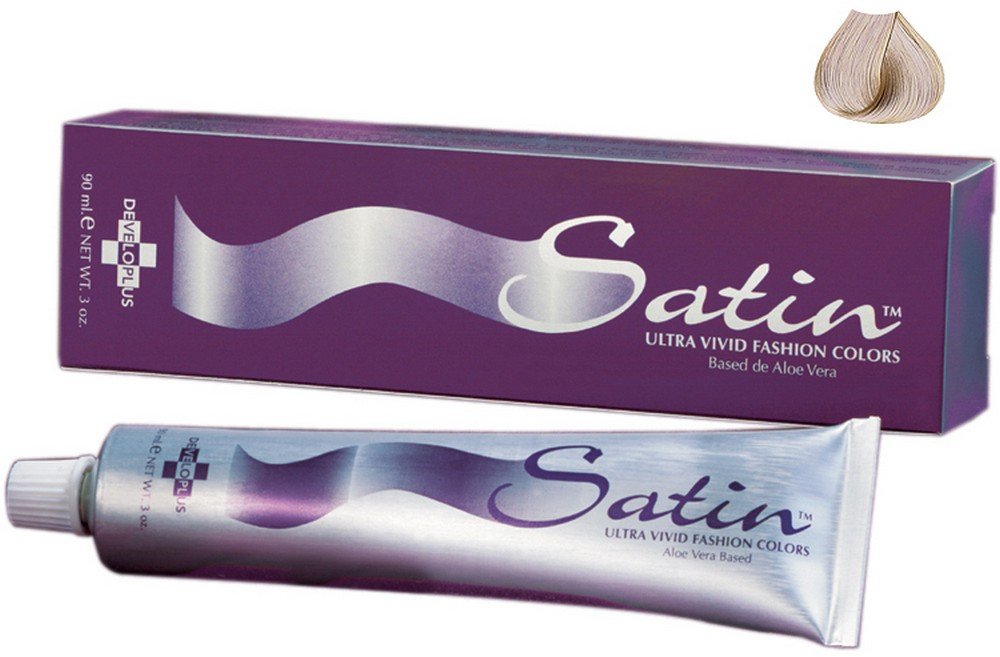 Satin Hair Color Ash Series | Light Ash Blonde 8A | Permanent Hair Dye | 3 Oz Beauty & Personal Care Satin