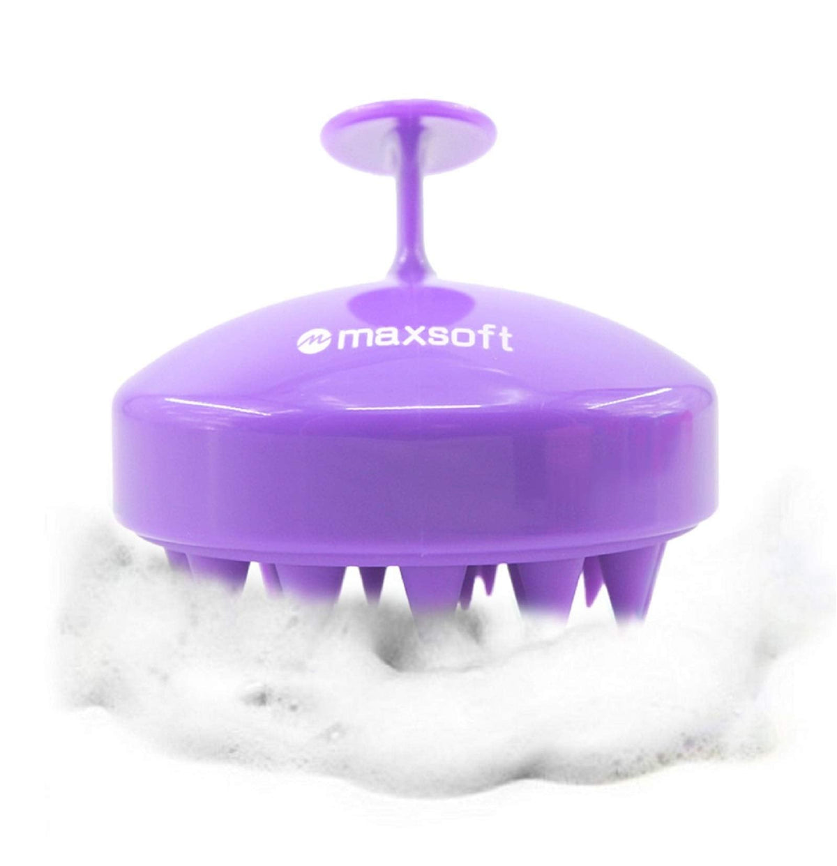 Maxsoft Hair Scalp Massager Shampoo Brush, Scalp Care Brush (Purple) Beauty & Personal Care Maxsoft