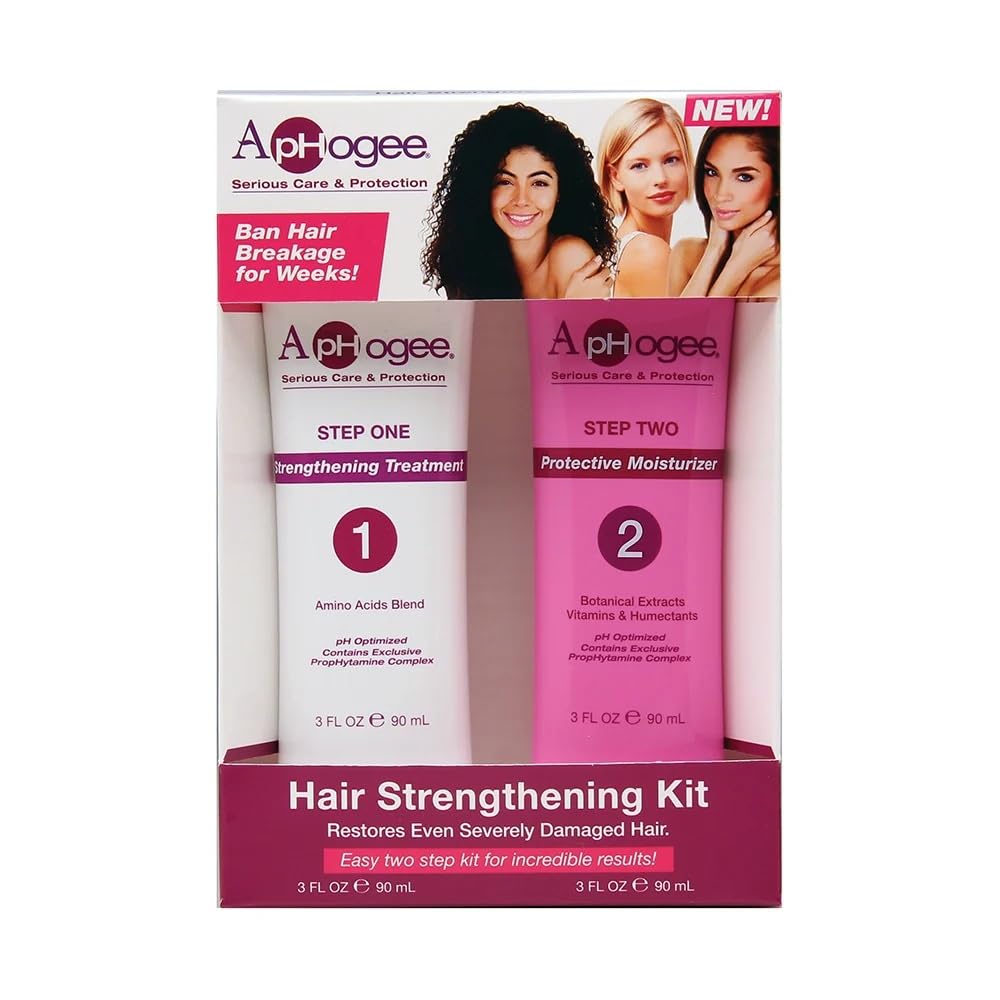 ApHogee Damaged Hair Kit | Strengthening Protein Treatment + Moisturizer
