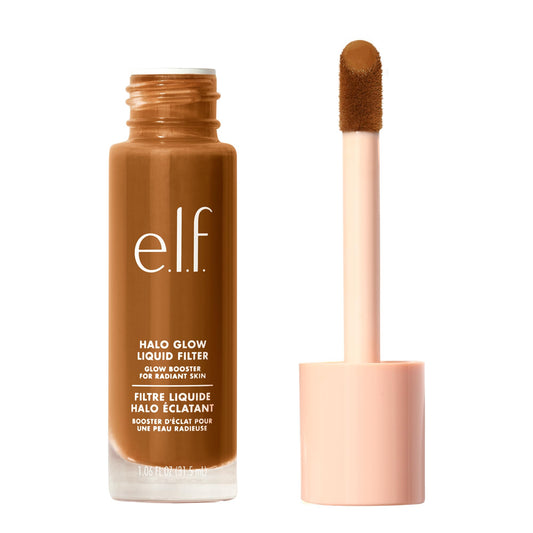 e.l.f. Halo Glow Liquid Filter, Complexion Booster For A Glowing, Soft-Focus Look, Infused With Hyaluronic Acid, Vegan , 6.5 Deep Beauty & Personal Care e.l.f.