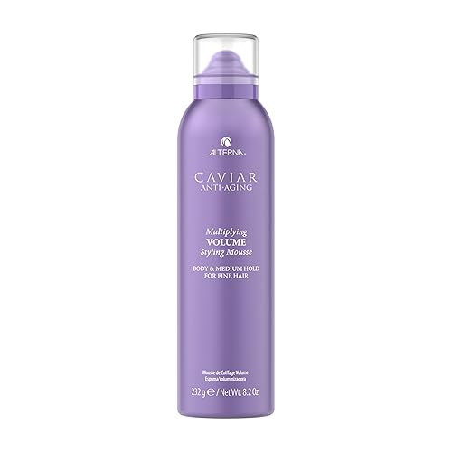Alterna Haircare CAVIAR Anti-Aging Multiplying Volume Styling Mousse, 8.2 Fl Oz | For Fine, Thin Hair | Medium Hold | Create Instant Volume Beauty & Personal Care Alterna
