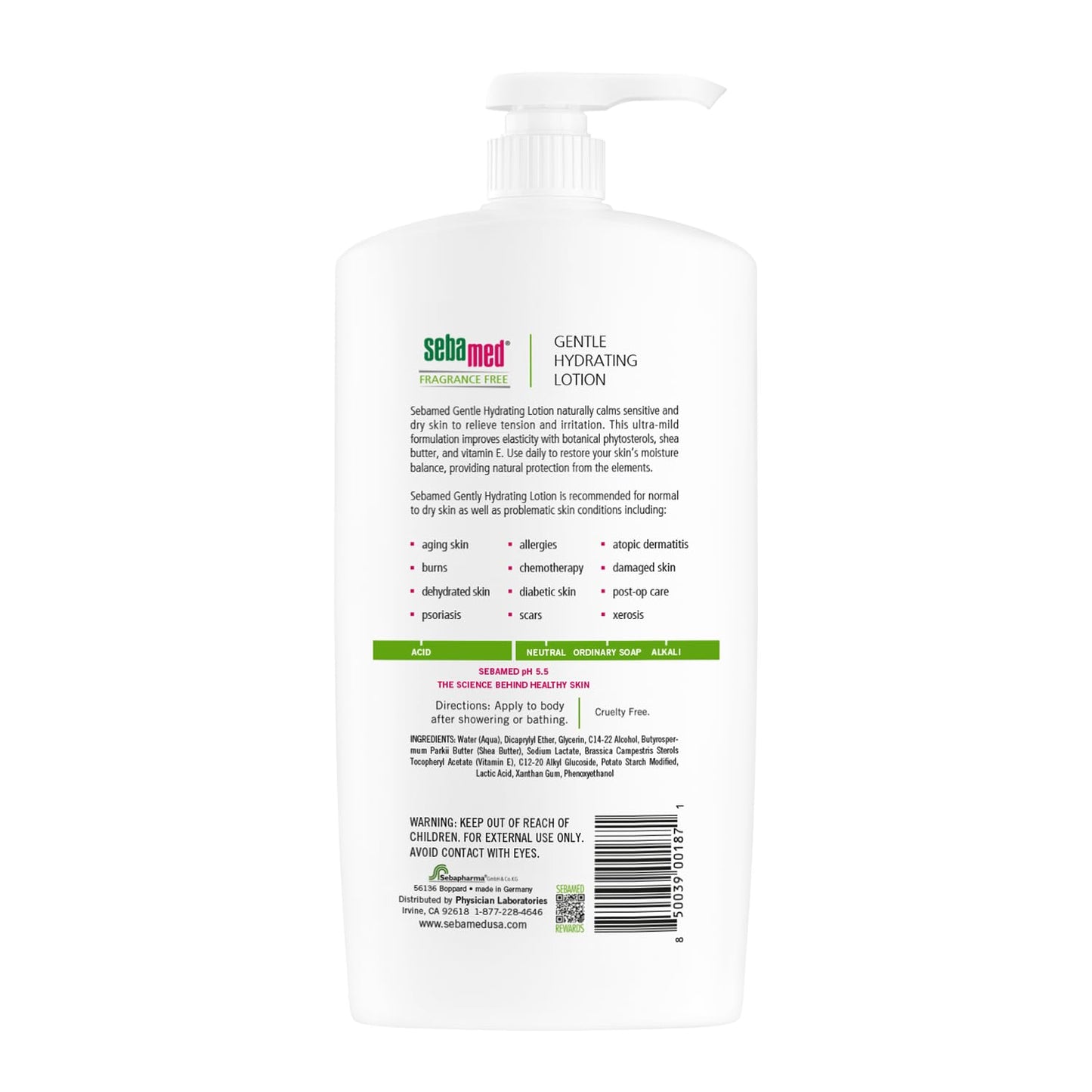 SEBAMED Fragrance-Free Gentle Hydrating Lotion Ultra Mild Dermatologist Recommended Moisturizer for Normal To Dry Sensitive Skin 33.8 Fluid Ounces (1 Beauty & Personal Care SEBAMED