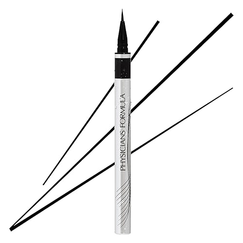 Physicians Formula Eye Booster Super Slim Liquid Eyeliner, Waterproof Precision with a Lash-Boosting Complex, Natural Finish, & Sensitive Skin Beauty & Personal Care Physicians Formula