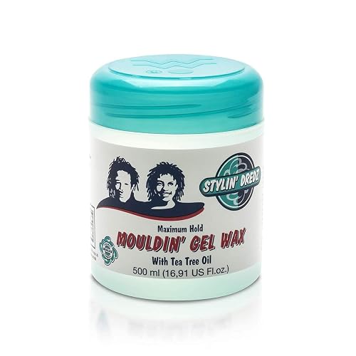Stylin Dredz Mouldin' Gel Wax with Tea Tree Oil - Twist n Lock - Maximum hold (500 ml, Single) Beauty & Personal Care Stylin Dredz