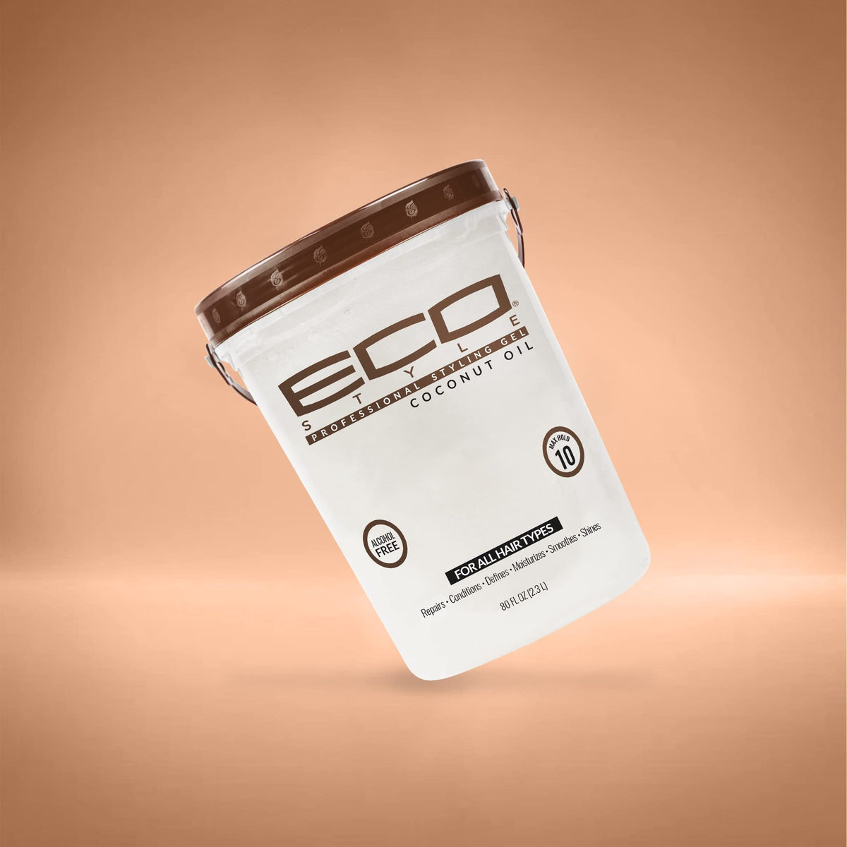 Eco Style Coconut Oil Styling Gel - Adds Luster and Moisturizes Hair - Weightless Styling and Superior Hold - Prevents Breakage and Split Ends Beauty & Personal Care Eco Style