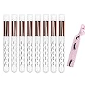 Lash Shampoo brushes Cosmetic Brushes Peel Off Blackhead Brush Remover Tool Nose Cleaning Washing Brush Lash Cleanser Soft Brushes (ROSE GOLD WHITE) Beauty & Personal Care LS Keenon