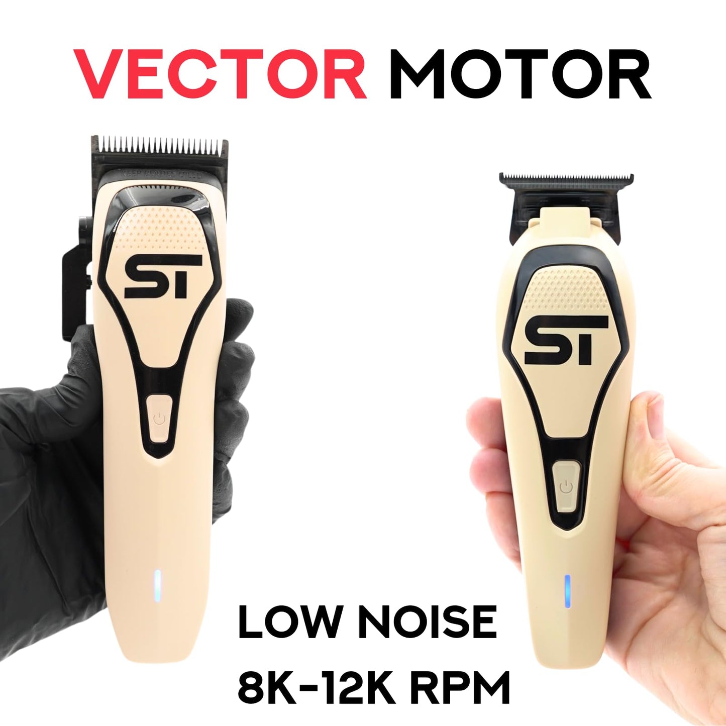 Supreme Trimmer Darkstar 72 Clipper & Trimmer Set with Magnetic Vector Motor - 180 Min Run Time, 9000 RPM Professional Hair Clipper & Beard Trimmer Beauty and Personal Care Supreme Trimmer