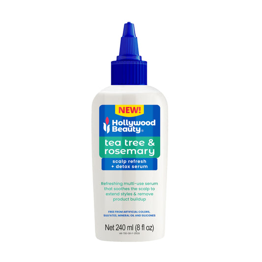 Hollywood Beauty Tea Tree & Rosemary Scalp Refresh + Detox Serum, 8 oz - Soothes the Scalp and Removes Buildup Beauty & Personal Care Hollywood Beauty