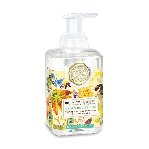 Michel Design Works Foaming Hand Soap, Birds & Butterflies Beauty & Personal Care Michel Design Works