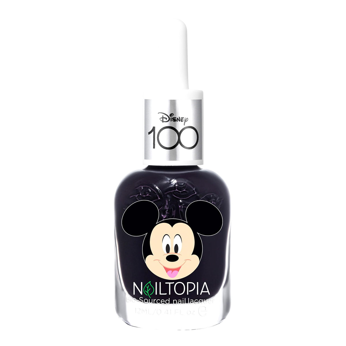 Nailtopia Bio-Sourced Chip Free Nail Lacquer Disney Collection Mickey Mouse - Superfood-Infused Polish - Chip Resistant Formula - Quick-Dry, Long