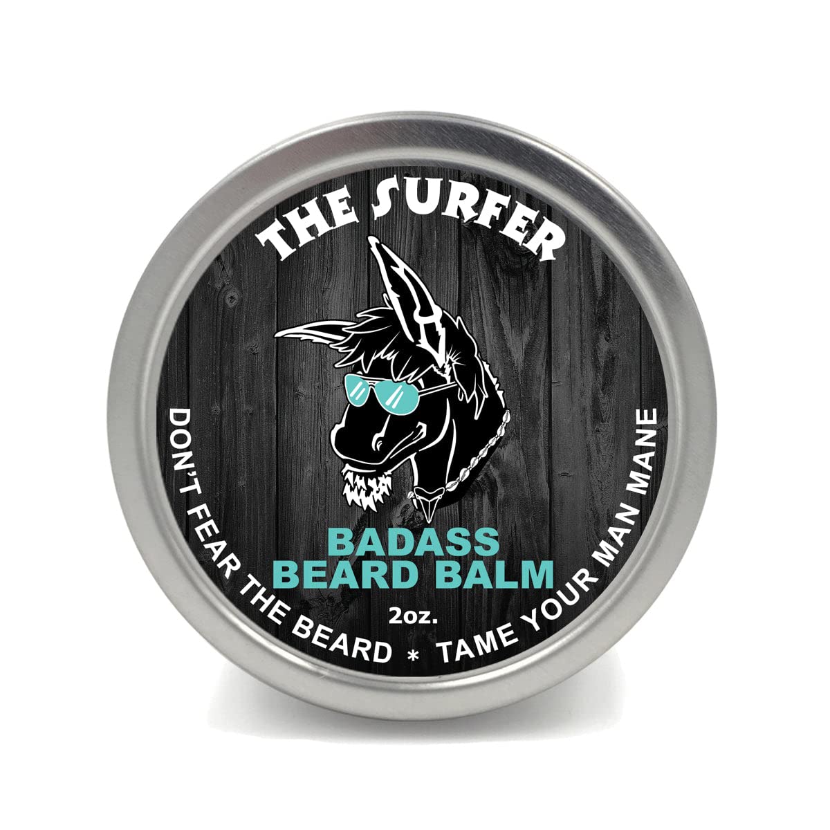 Badass Beard Care Beard Balm - The Surfer Scent, 2 Ounce - All Natural Ingredients, Keeps Beard and Mustache Full, Soft and Healthy, Reduce Itchy Beauty & Personal Care Badass Beard Care