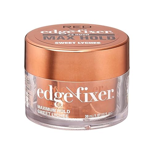Red by Kiss Edge Fixer 24 Hour Maximum Hold Edge Wax No Flaking Biotin B7 Infused Hair Gel 1.01 fl.oz Beauty & Personal Care Red by Kiss