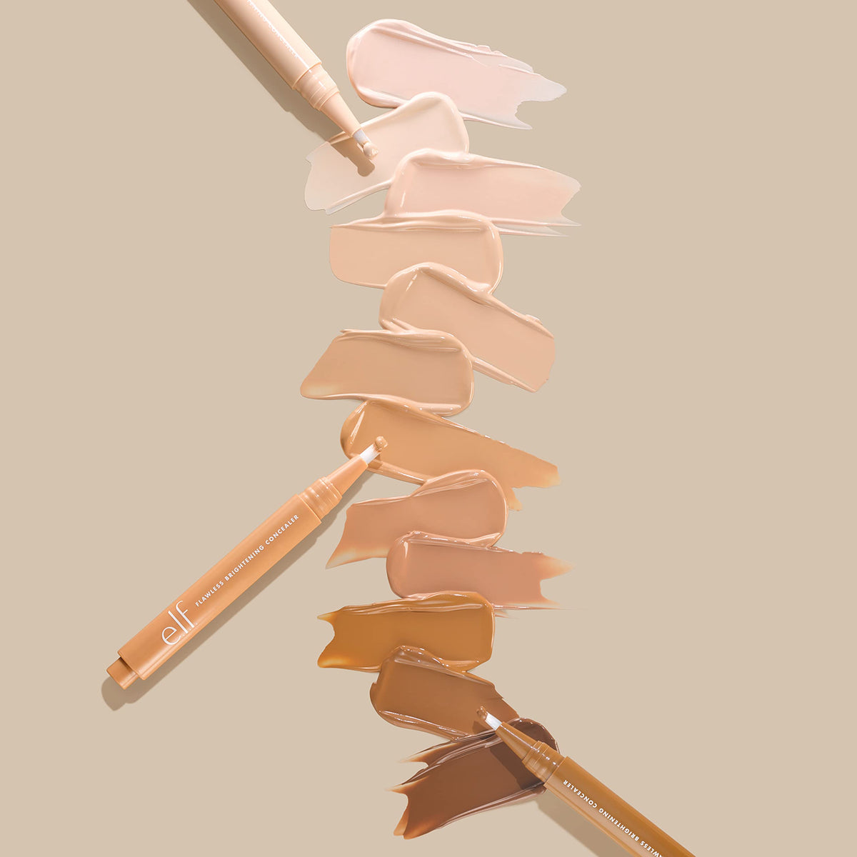 e.l.f. Flawless Brightening Concealer, Illuminating & Highlighting Face Makeup, Conceals Dark Under Eye Circles, Tan 41 W, 0.07 Fl Oz Beauty & Personal Care e.l.f.