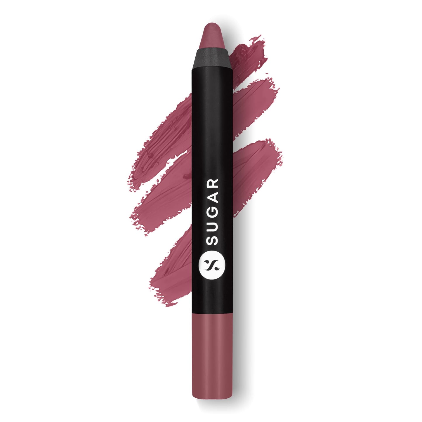 SUGAR Cosmetics Matte as Hell Crayon Lipsticks for Women Lasts Up To 8+ Hours Lip Crayon with Sharpener 2.8gm - 1 count (Pack of 1) 07 Viola Beauty & Personal Care SUGAR Cosmetics