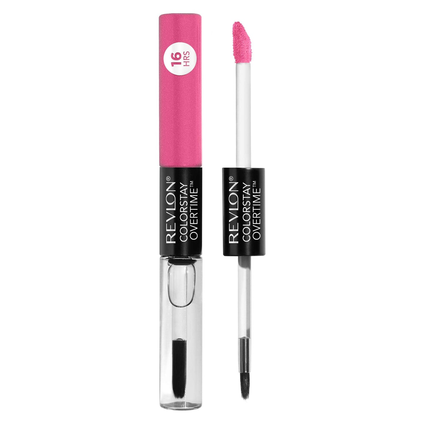 REVLON Liquid Lipstick with Clear Lip Gloss, ColorStay Face Makeup, Overtime Lipcolor, Dual Ended with Vitamin E in Pink, For Keeps Pink (490), 0.07 Beauty & Personal Care REVLON