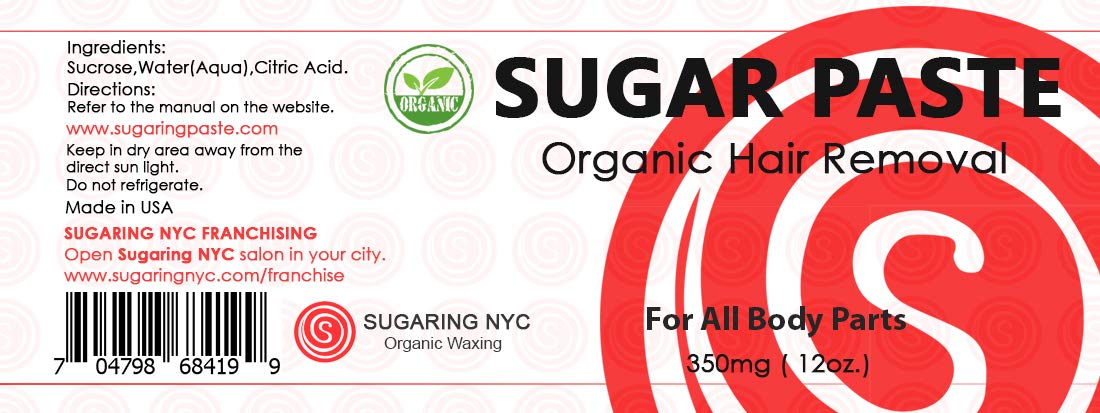 Sugaring Paste for Home use - Bikini, Brazilian, Legs, Arms, Chest, Back + Tweezer Beauty and Personal Care Sugaring NYC