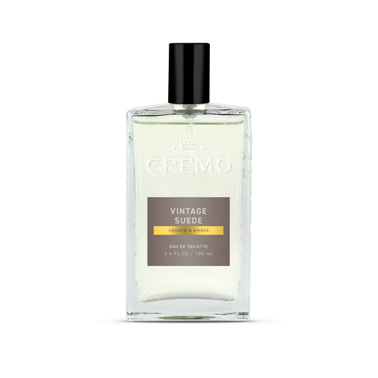 Cremo Cologne For Men - Vintage Suede Mens Cologne Spray, A Combination of White Moss, Rich Amber, and Smooth Suede, Multi-Layered Signature Men's Beauty & Personal Care Cremo