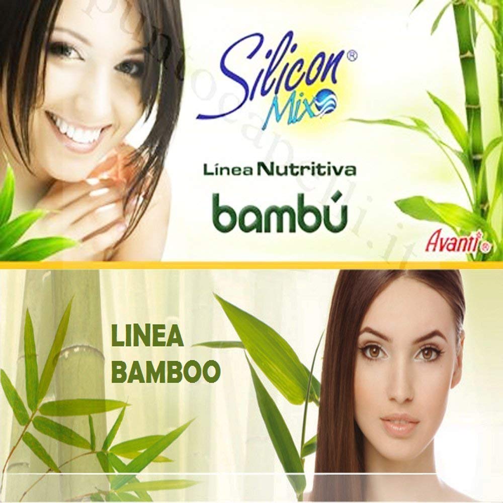 Silicon Mix Bambu Shampoo & Conditioner 16 oz Combo - Deep Conditioning Mask for Strong, Hydrated & Revitalized Hair - Restores Shine, Softness Beauty & Personal Care Silicon Mix