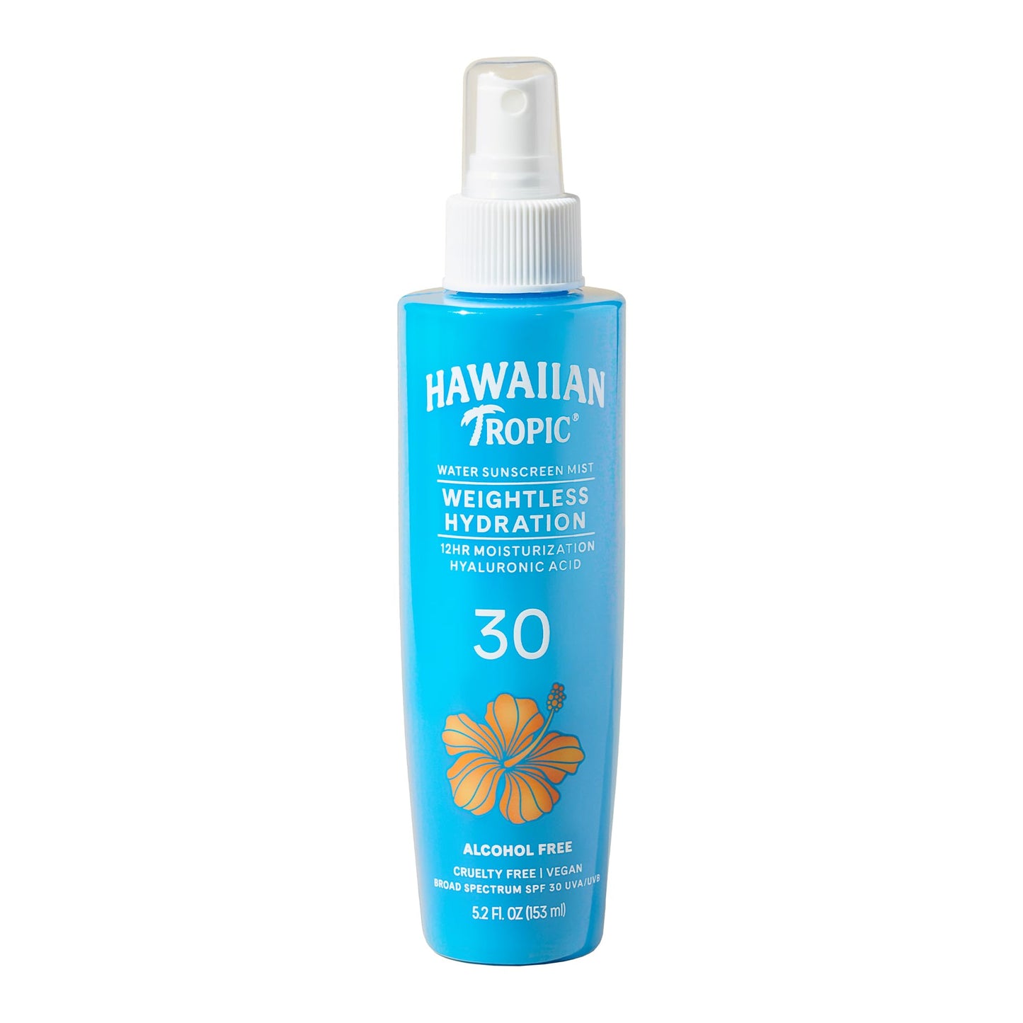 Hawaiian Tropic Weightless Hydration Water Mist for Body SPF 30, 5.2 Fl Oz | Hawaiian Tropic Body Spray Sunscreen Mist, Water Based SPF 30 Beauty & Personal Care Hawaiian Tropic