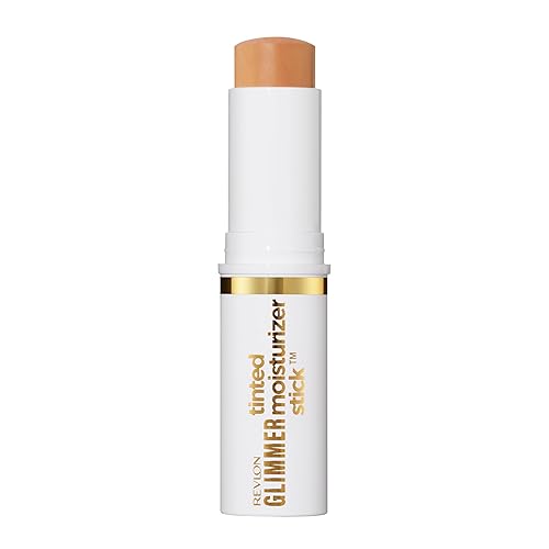 Revlon Glimmer Tinted Moisturizer Stick for Face, Lightweight Foundation, Hydrating Skincare-Infused Makeup, 130 130, 0.31 oz Beauty & Personal Care REVLON