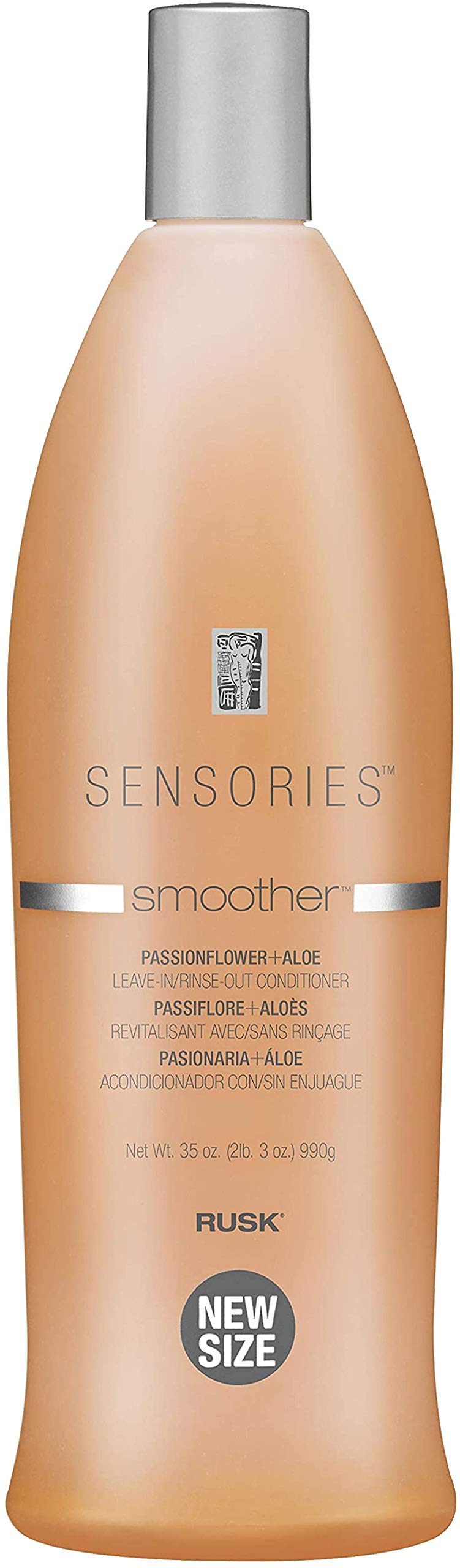 RUSK Sensories Smoother Passionflower and Aloe Leave-In Smoothing Conditioner, Provides Shine, and Body, 35 oz Beauty & Personal Care RUSK