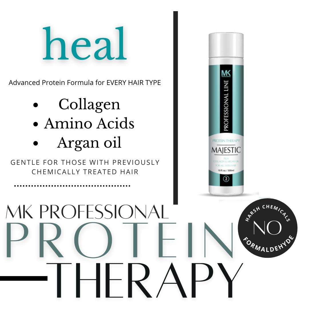 Majestic Hair Protein Therapy 300ml (10oz) - Formaldehyde Free - Complete KIT Beauty & Personal Care MAJESTIC KERATIN