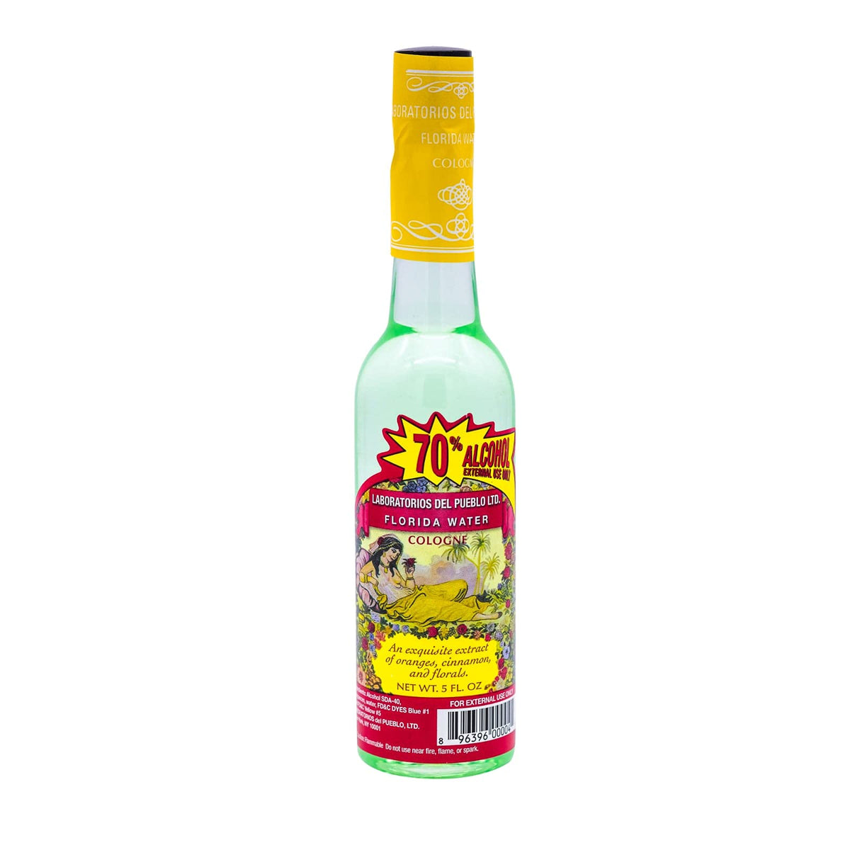 Laboratorios Del Pueblo Florida Water Cologne Original 5.0 Oz - One (1) Plastic Bottle Beauty & Personal Care Laboratorios Del Pueblo
