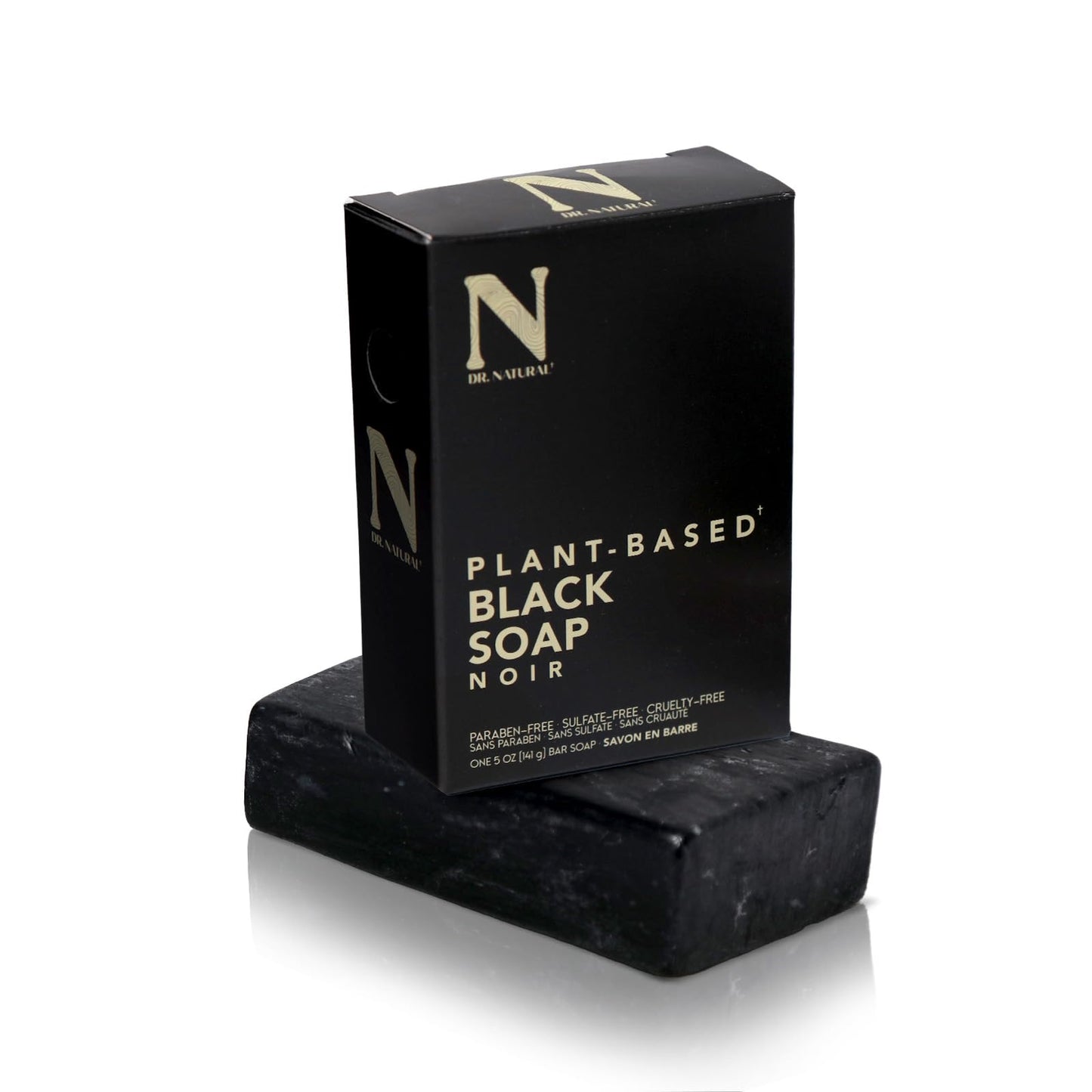 Dr. Natural Black Bar Soap - Gentle Moisturizing Soap Bar - Anti Acne and Blemishes - Moisturizing, Pore Cleanser - Natural African Body Wash - 5 oz.. Beauty & Personal Care Dr. Natural