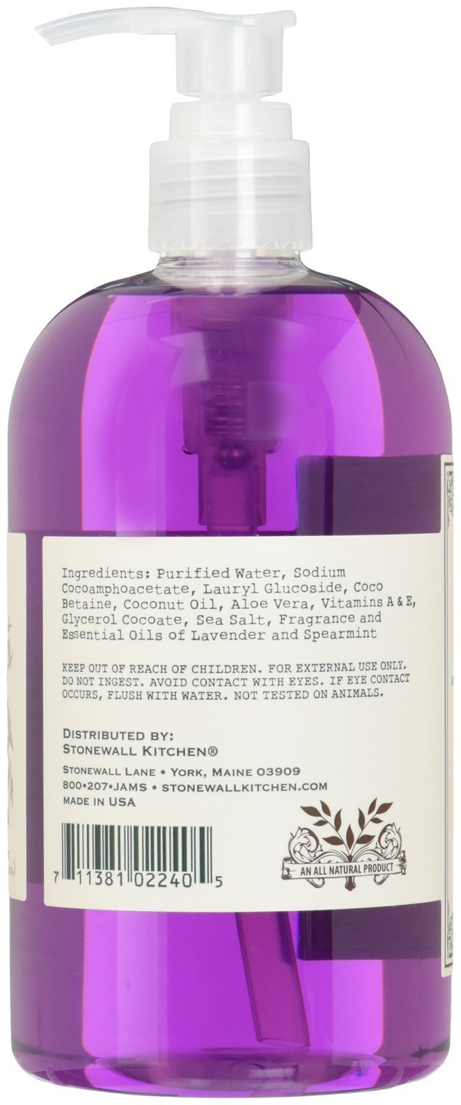 Stonewall Kitchen Lavender Mint Fine Home Keeping Hand Soap, 16.9 Ounces Beauty & Personal Care Stonewall Kitchen