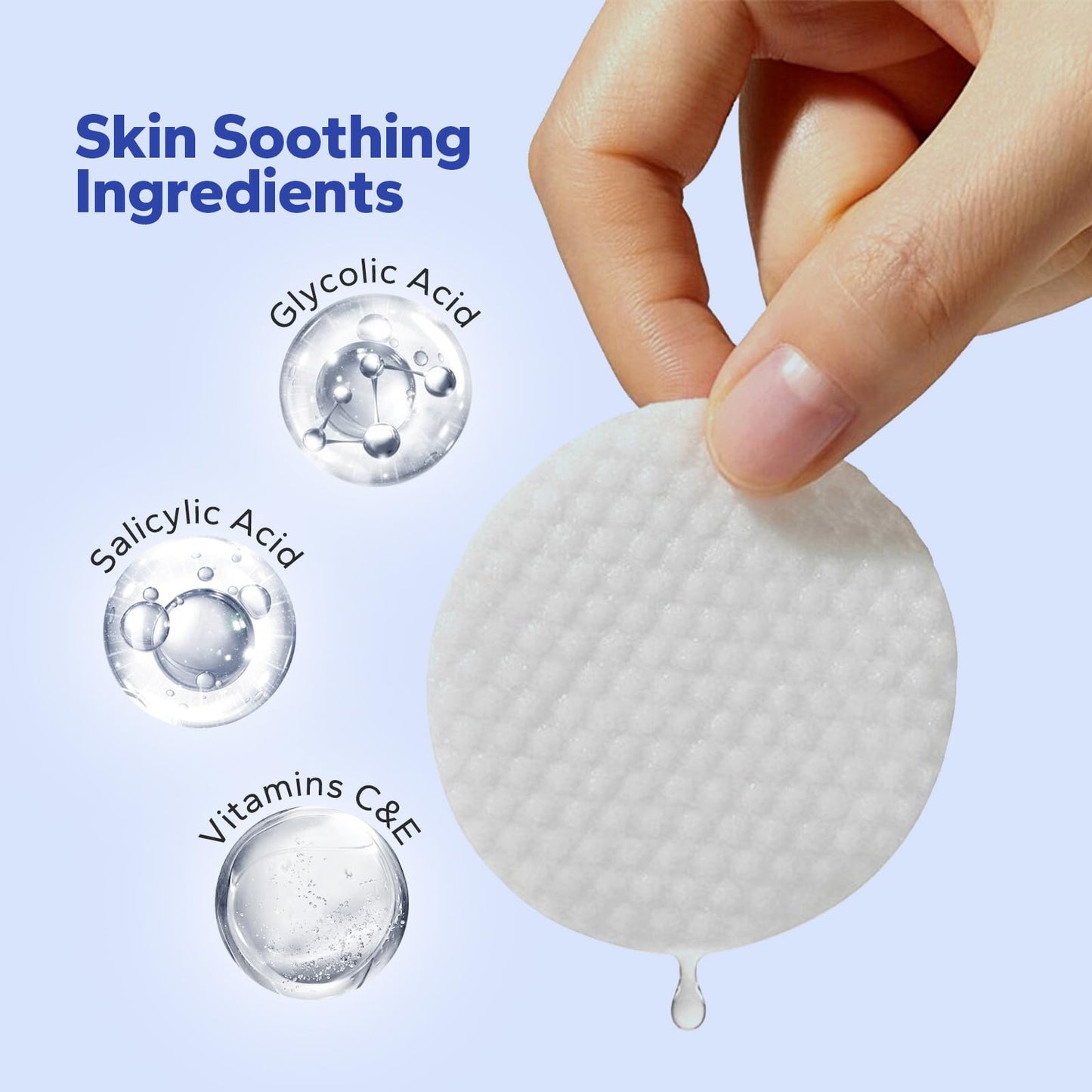 SilkyShark Glycolic Acid Resurfacing Pads (60 Count), 10% Ultra Pure + 2% Salicylic Acid, Exfoliating Peel Pads for Face, Effective Chemical Peel Beauty & Personal Care SilkyShark