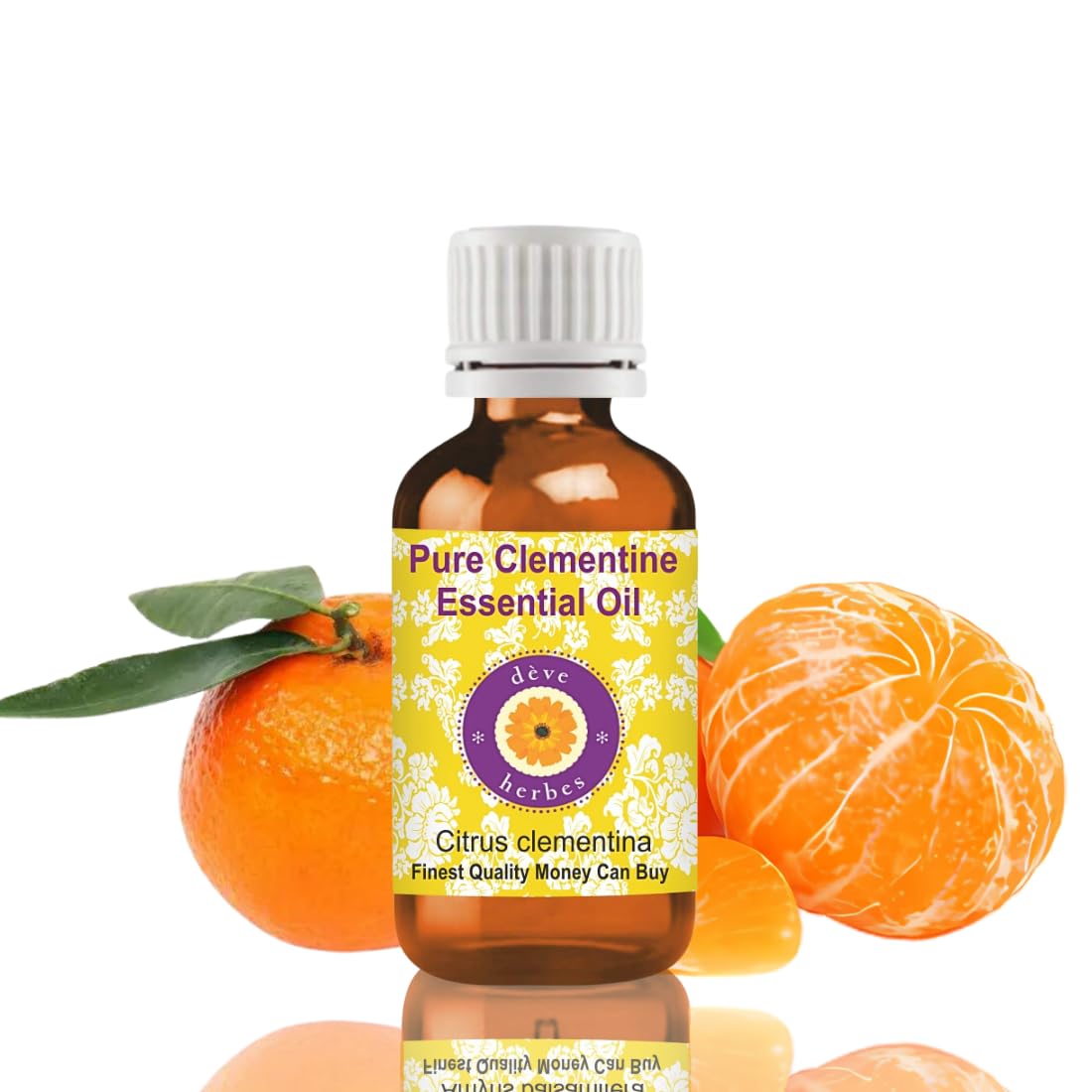dève herbes Clementine Essential Oil (Citrus Clementina) Pure - Non-Sticky - Non-Greasy - Lightweight - Men & Women - All Skin Types - Steam Distilled Beauty and Personal Care dève herbes